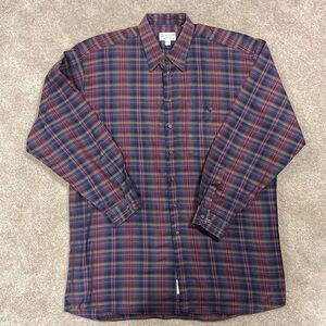 Nwot J.P. Tilford for HarryRoss. Navy Maroon green plaid xlt 100% cotton